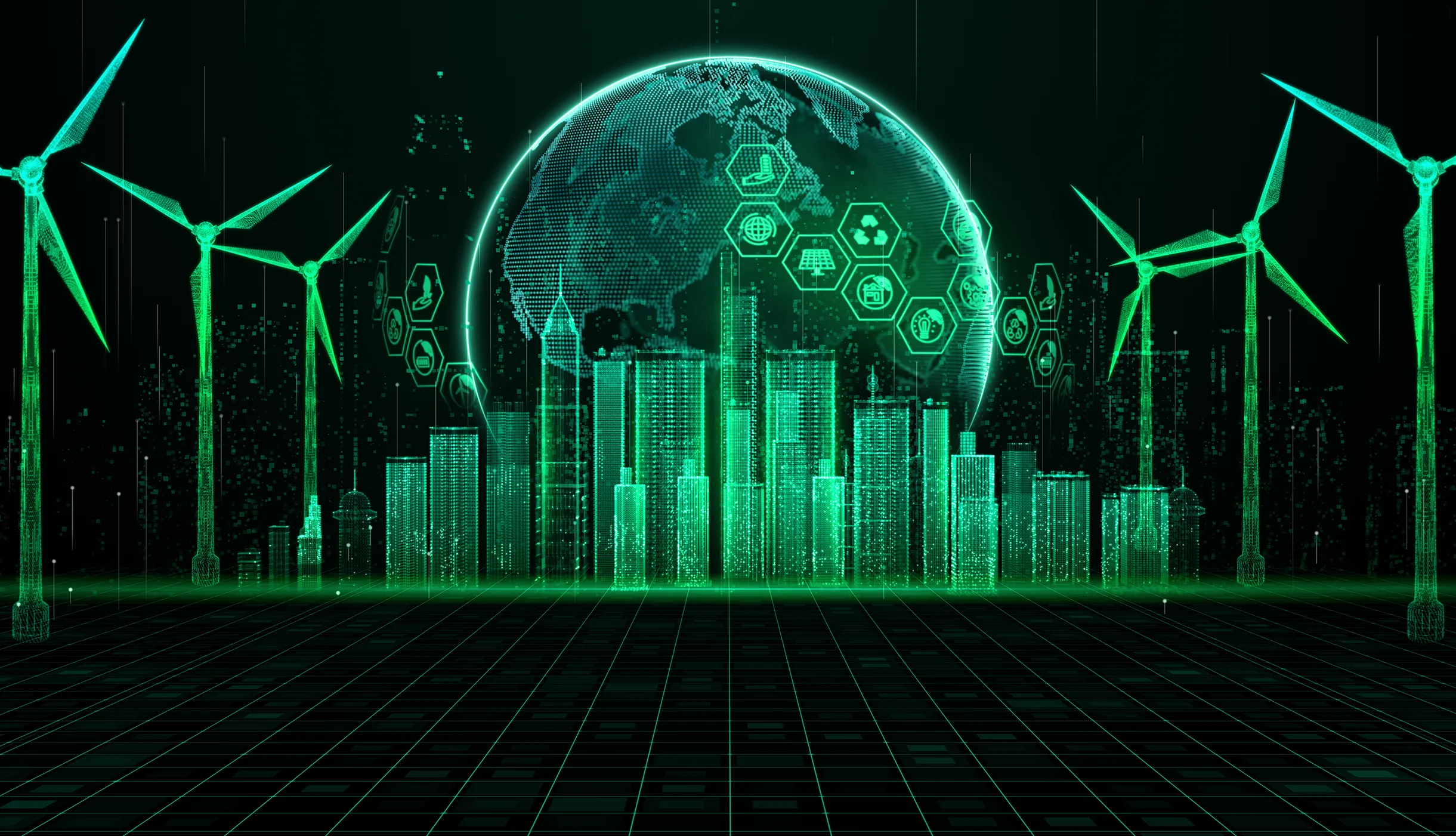 The Road Ahead (A picture of greener future and green energy)